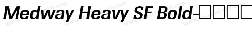 Medway Heavy SF Bold字体转换